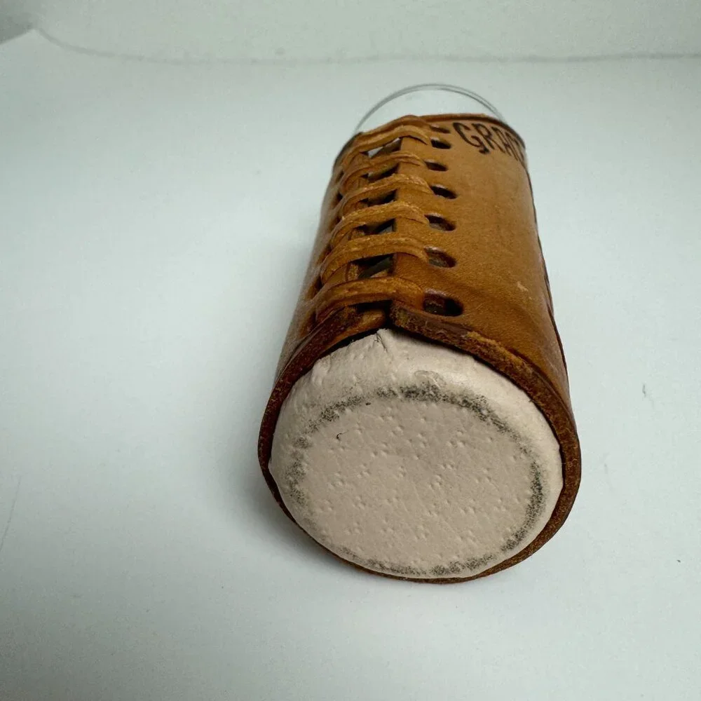 Durango Mexico Tequila Shot Glass Leather Wrapped 4